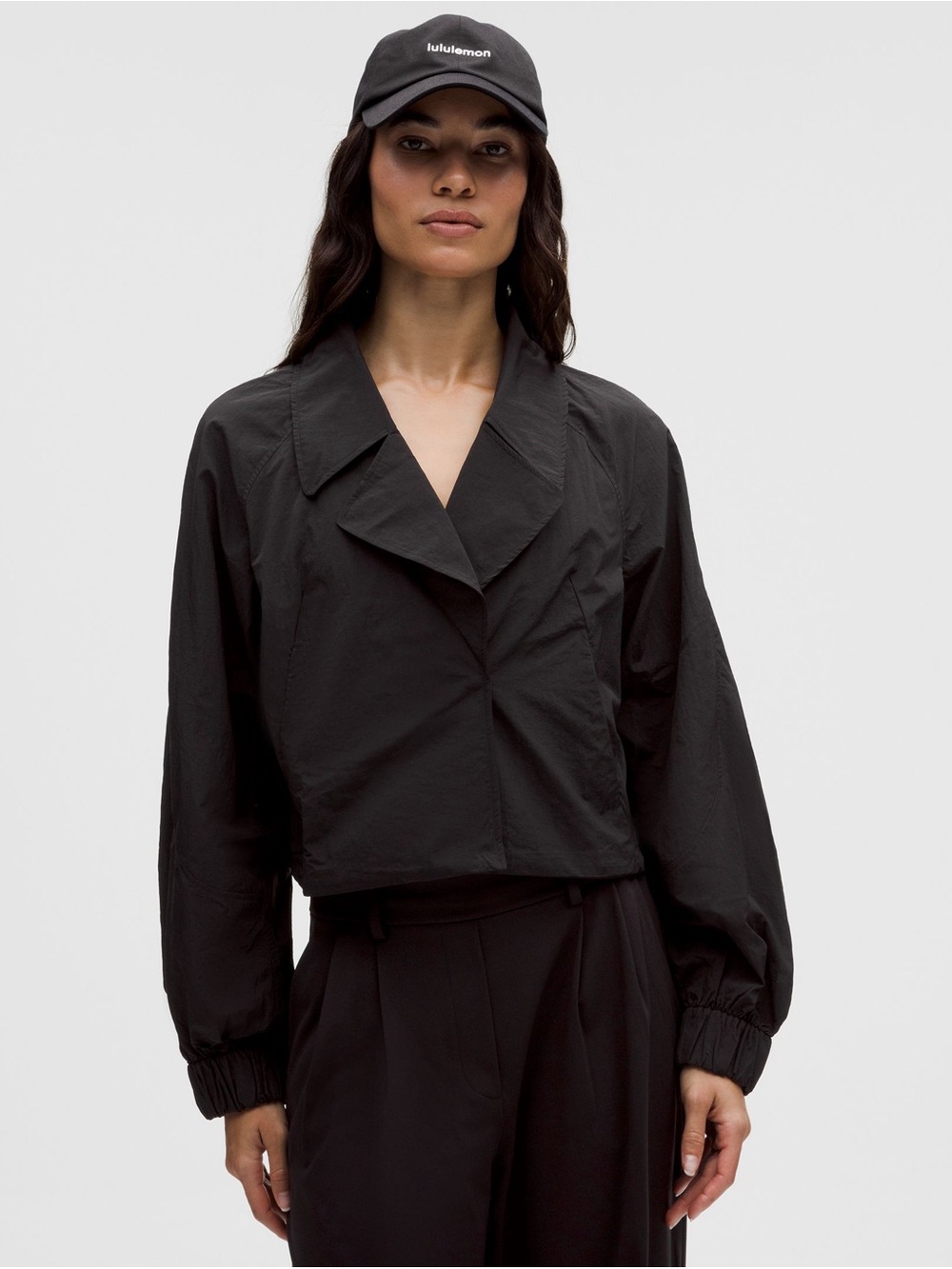 lululemon athletica Tech Cropped Trench Lightweight Jacket Small